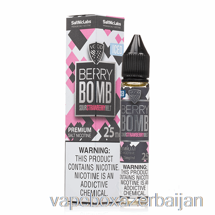 Vape Box Azerbaijan Iced Berry Bomb - VGOD Salts - 30mL 25mg